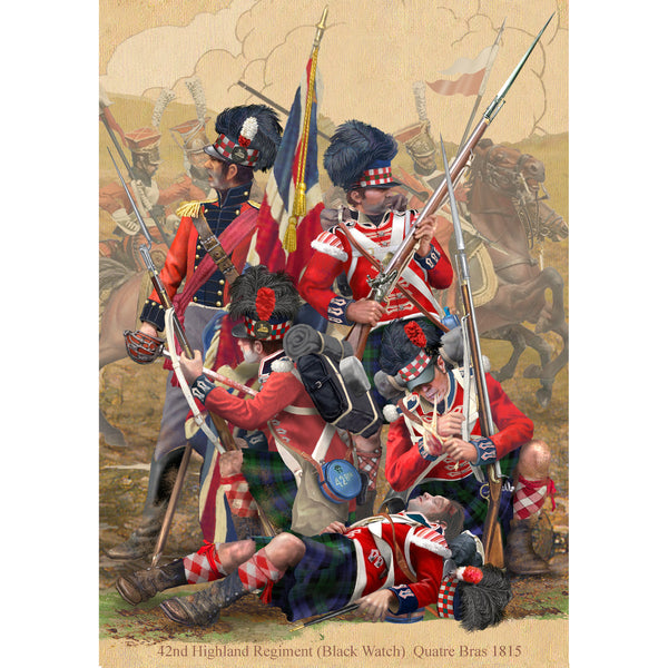 42nd (Royal Highland) Regiment of Foot, the Black Watch - Waterloo ...